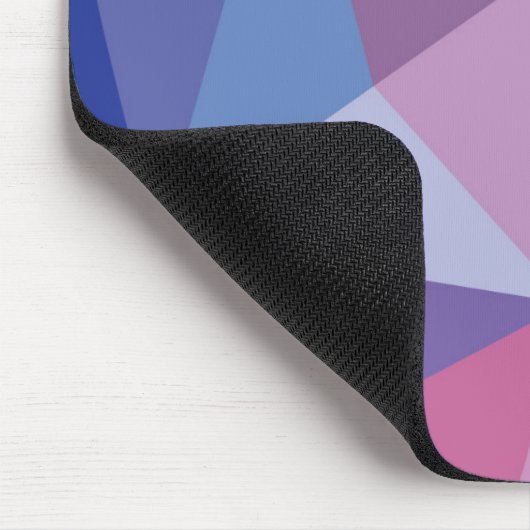 Buntes abstraktes Dreieck-Muster Mousepad (Ecke)