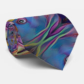 Buntes abstraktes Fraktal Krawatte (Gerollt)