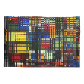 Buntes abstraktes kissenbezug (Rückseite)