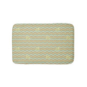 buntes abstraktes Muster, Wellen Badematte (Vorderseite)