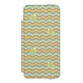 buntes abstraktes Muster, Wellen Incipio iPhone Geldbeutel-Hülle (Folio Vorderseite)