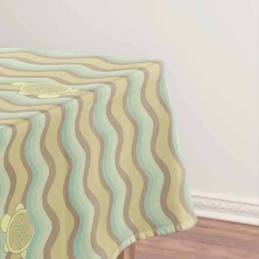 buntes abstraktes Muster, Wellen Tischdecke (Beispiel)