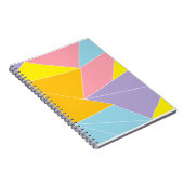 Buntes abstraktes notizblock (Rechte Seite)