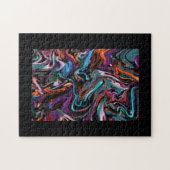 Buntes abstraktes Puzzle (Horizontal)