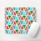 Buntes abstraktes tropisches Muster Mousepad (Mit Mouse)