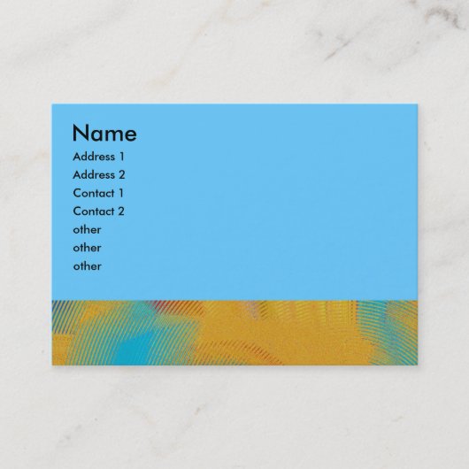 buntes abstraktes visitenkarte (Vorderseite)