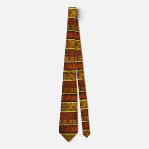 Buntes afrikanisches ethnisches Stammes- Muster Krawatte