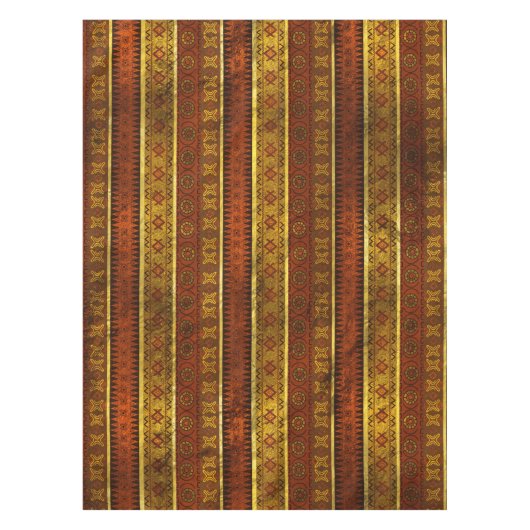 Buntes afrikanisches ethnisches Stammes- Muster Tischdecke (Vorderseite)