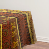 Buntes afrikanisches ethnisches Stammes- Muster Tischdecke (Beispiel)