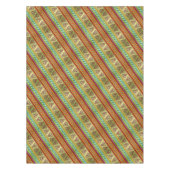 Buntes afrikanisches Masken-Streifen Kente Muster Tischdecke (Vorderseite)