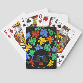 Buntes Afro-Liebe Spielkarten
