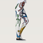 Buntes Alphabet Leggings (Rechts)
