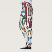 Buntes Alphabet Leggings (Links)
