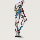 Buntes Alphabet Leggings (Rechts)