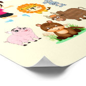 Buntes Alphabet-Lernposter Buchstabe Z Poster (Ecke)