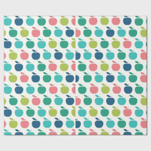 Buntes Apple-Packpapier Geschenkpapier