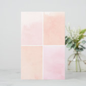 buntes Aquarell Briefpapier (Stehend Vorderseite)