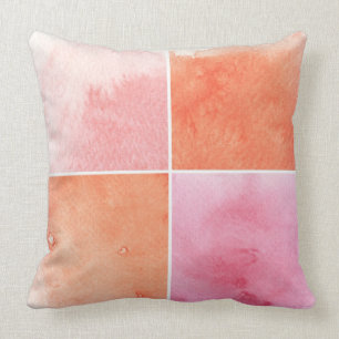 buntes Aquarell Kissen