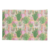 Buntes Aquarell-Lama-Muster Kissenbezug (Rückseite-Links)