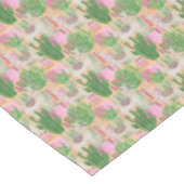 Buntes Aquarell-Lama-Muster Tischdecke (Schrägansicht)