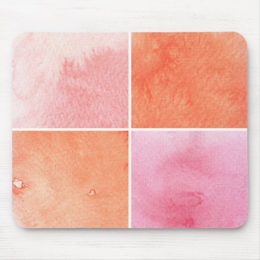 buntes Aquarell Mousepad (Vorne)
