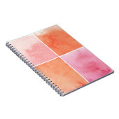 buntes Aquarell Notizblock (Rechte Seite)