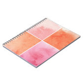 buntes Aquarell Notizblock (Linke Seite)