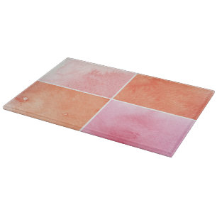 buntes Aquarell Schneidebrett