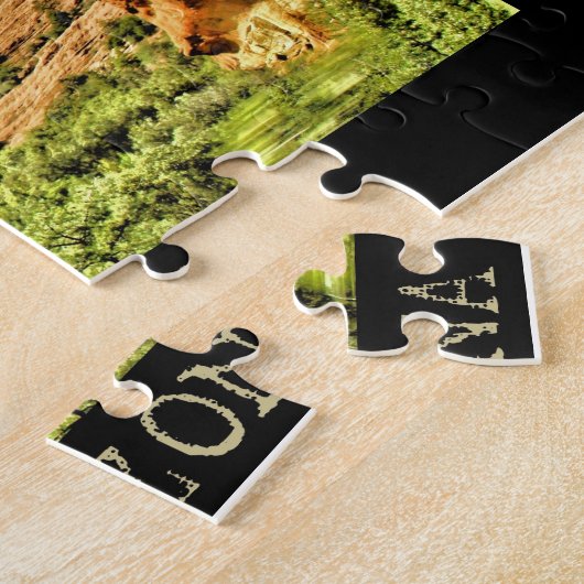 Buntes Arizona-Landschaftspuzzlespiel Puzzle (Seite)