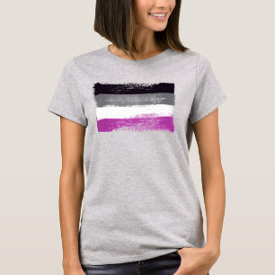 Buntes Asexuelle-Stolz-T-Shirt T-Shirt