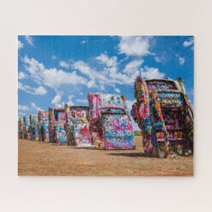 Buntes Auto Kunst Puzzle