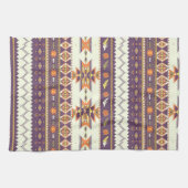 Buntes aztekisches Muster Geschirrtuch (Horizontal)