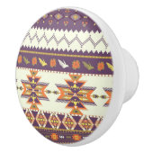 Buntes aztekisches Muster Keramikknauf (Rechts)