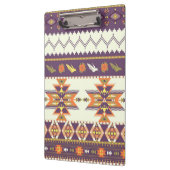 Buntes aztekisches Muster Klemmbrett (Links)