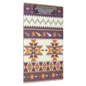 Buntes aztekisches Muster Klemmbrett (Rechts)