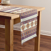 Buntes aztekisches Muster Kurzer Tischläufer (Beispiel)