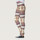 Buntes aztekisches Muster Leggings (Links)