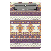 Buntes aztekisches Muster Mini Klemmbrett (Vorderseite)