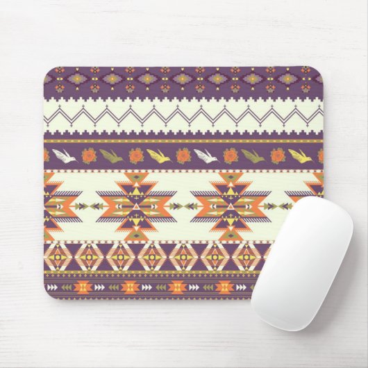 Buntes aztekisches Muster Mousepad (Mit Mouse)