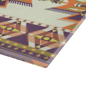 Buntes aztekisches Muster Schneidebrett (Ecke)