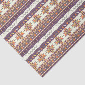 Buntes aztekisches Muster Seidenpapier (Ausschnitt)