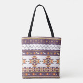 Buntes aztekisches Muster Tasche (Rückseite)