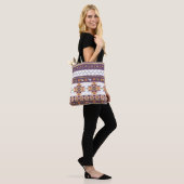 Buntes aztekisches Muster Tasche (Am Model)