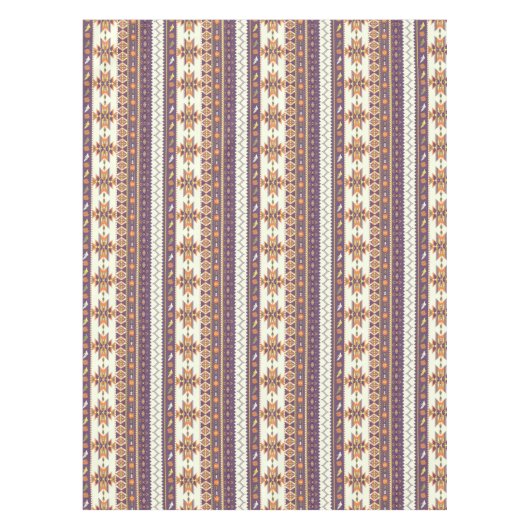 Buntes aztekisches Muster Tischdecke (Vorderseite)