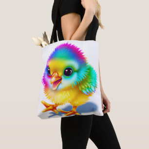 Buntes Babyküken Tasche