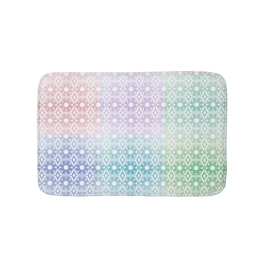 Buntes Badezimmer-Matten Badematte (Vorderseite)