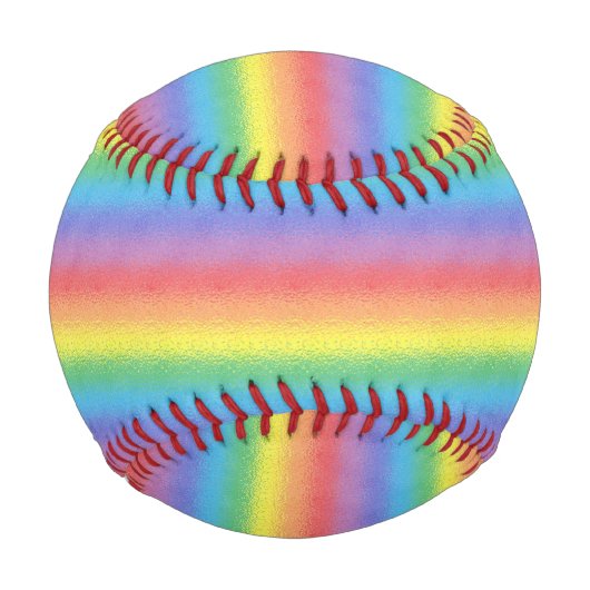 Buntes Baseball mit Frost-Effekt (Vorderseite)