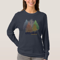 Buntes Baum-Shirt Estes Park-Colorados