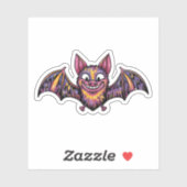 Buntes Becken Aufkleber (Blatt)