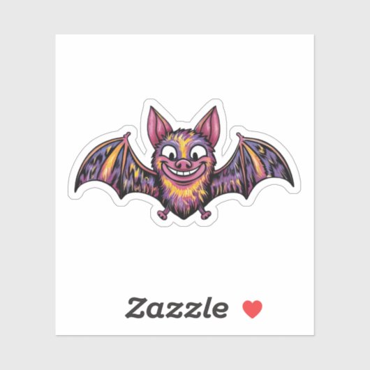 Buntes Becken Aufkleber (Blatt)